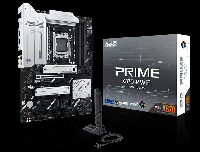 Материнская плата Asus PRIME X870-P WIFI SocketAM5 AMD X870 4xDDR5 ATX AC`97 8ch(7.1) 2.5Gg RAID+HDMI фото 4