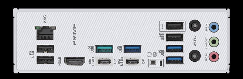 Материнская плата Asus PRIME X870-P WIFI SocketAM5 AMD X870 4xDDR5 ATX AC`97 8ch(7.1) 2.5Gg RAID+HDMI фото 5