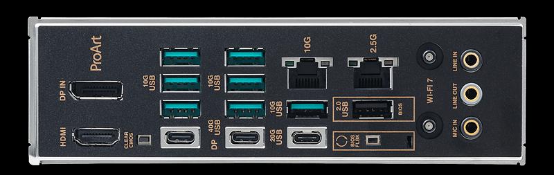 Материнская плата Asus PROART X870E-CREATOR WIFI SocketAM5 AMD X870 4xDDR5 ATX AC`97 8ch(7.1) 1 x 10Gigabit + 1 x 2.5Gigabit RAID+HDMI+DP фото 7