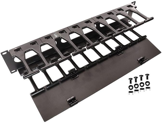 Кабельный органайзер Lanmaster LAN-ORG-PF/S-1U пальцы 1U шир.:19" глуб.:106мм фото 4