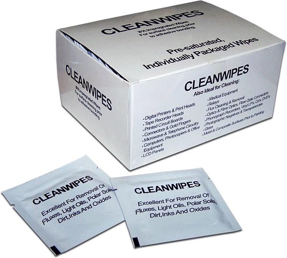 Салфетки Lanmaster LAN-FT-CL/WPH 100x100мм (упак.:50шт) фото 1