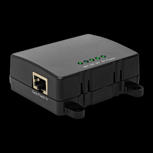 1-портовый сплиттер PS-250-1 PoE 802.3af/802.3at 10/100/1000Mbps, 5В/3А, 9В/2.5А, 12В/2.5А, 18В/1.6А фото 1