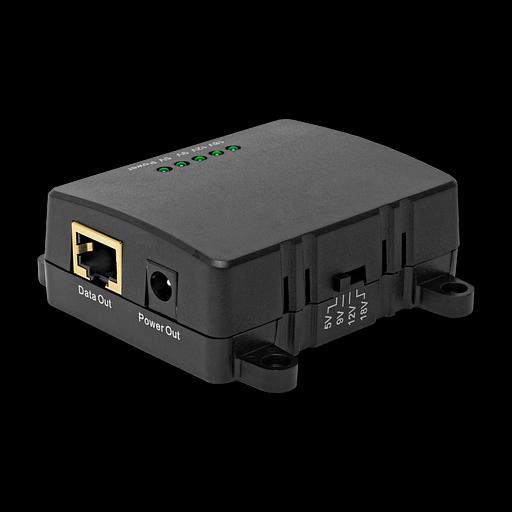 1-портовый сплиттер PS-250-1 PoE 802.3af/802.3at 10/100/1000Mbps, 5В/3А, 9В/2.5А, 12В/2.5А, 18В/1.6А фото 2