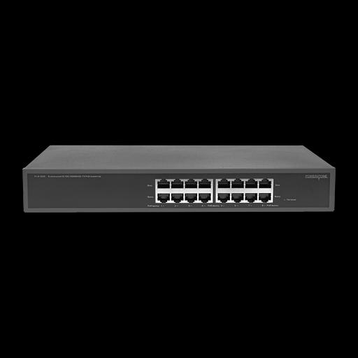 PoE инжектор стоечный неуправляемый PI-8-150R, 8x10/100/1000BASE-T PoE 802.3af&at, PoE бюджет 150Вт фото 1
