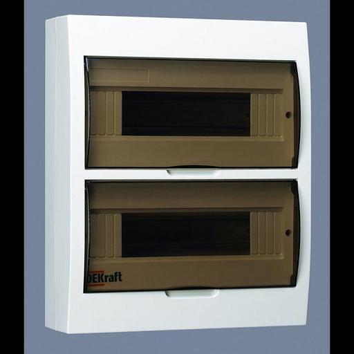 Корпус навесной ЩРН-П-24 24мод. IP41 пластик. DEKraft 31013DEK фото 1