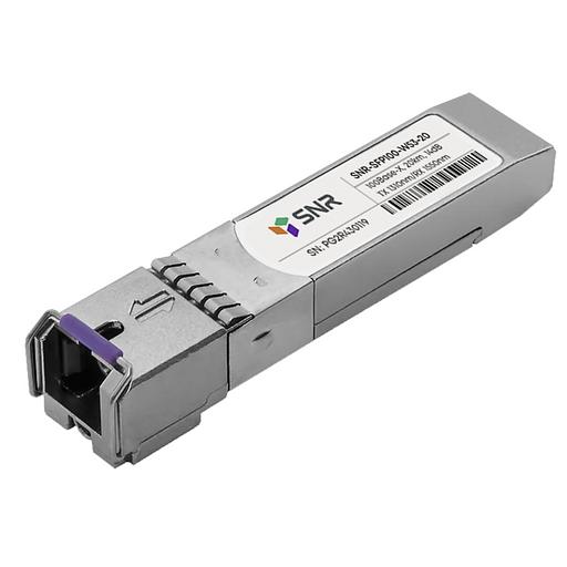Модуль SFP WDM, дальность до 20км (14dB), 1550нм, 100Mb (LC) фото 1