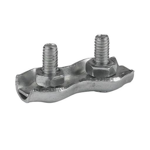 Зажим для троса двойной Duplex (4мм) EKF zdtd-4 фото 1