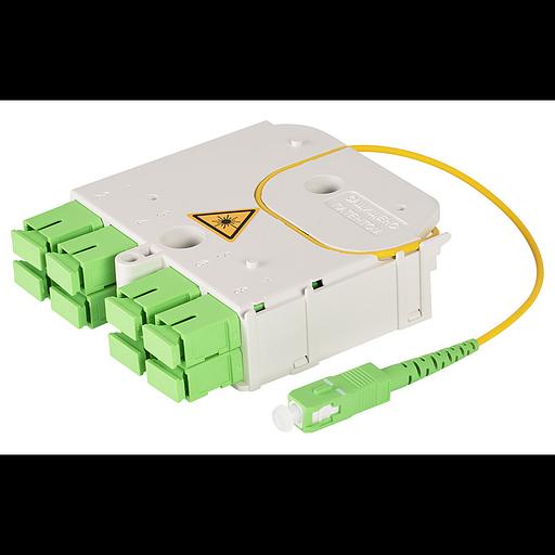 Универсальный сплиттерный модуль на 8 абонентов LIGHT PON УСМ 1х8 SC/APC фото 2