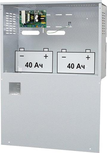 Источник вторичного электропитания СКАТ-2400И7 исп.5000 24В, 4А, под 2 АКБ 40 Ач фото 2