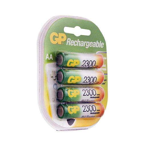 Аккумулятор перезаряжаемый GP 230AAHC AA, емкость 2200 мАч - 4 шт. в клемшеле фото 2