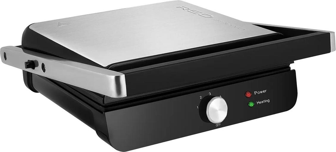 Электрогриль Red Solution RGM-M815 2000Вт черный/серебристый фото 3