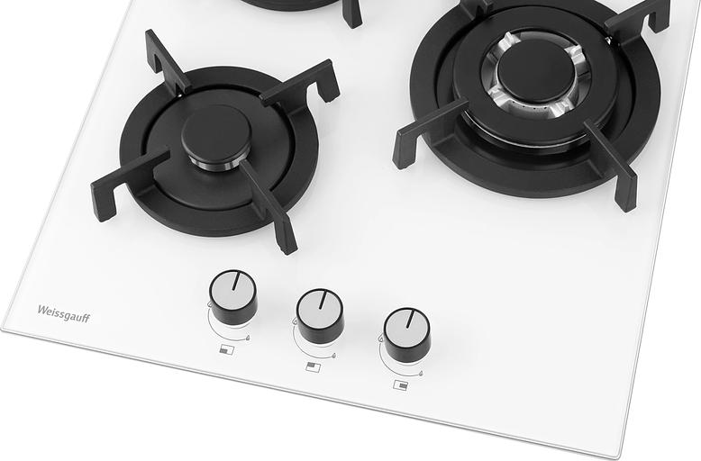 Газовая варочная поверхность Weissgauff HGG 451 WV белый фото 4
