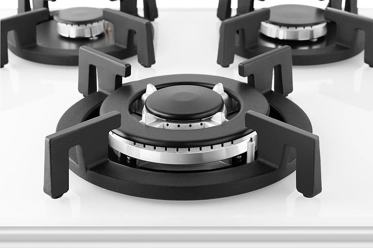 Газовая варочная поверхность Weissgauff HGG 451 WV белый фото 5