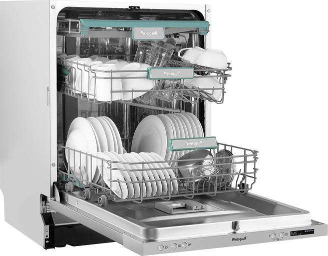 Посудомоечная машина встраив. Weissgauff BDW 6033 Wi-Fi Inverter Autoopen полноразмерная фото 5