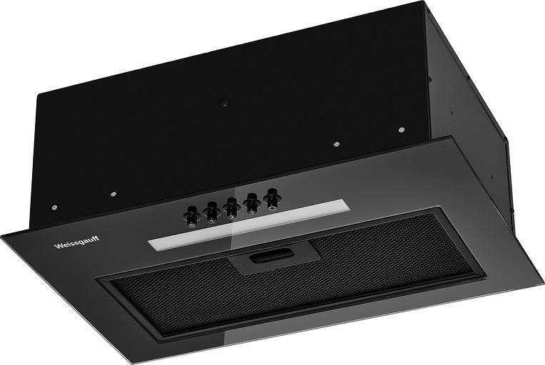 Вытяжка встраиваемая Weissgauff Aura 450 черный управление: кнопочное (1 мотор) фото 1