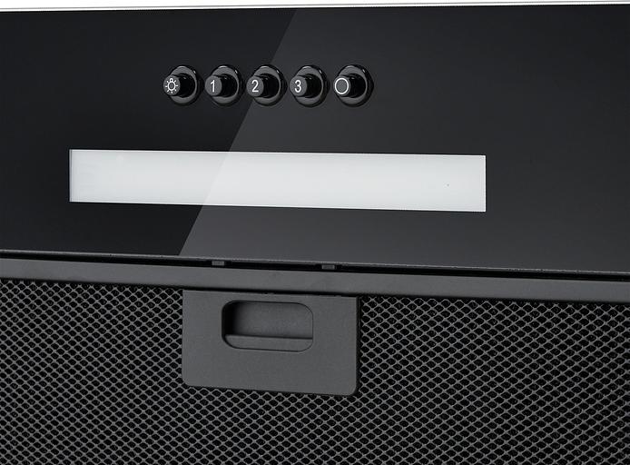 Вытяжка встраиваемая Weissgauff Aura 450 черный управление: кнопочное (1 мотор) фото 4