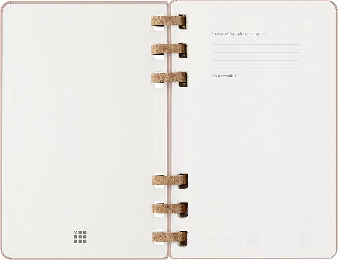 Еженедельник Moleskine SPIRAL Large 130х210мм обложка картон 200стр. спираль сиреневый фото 2