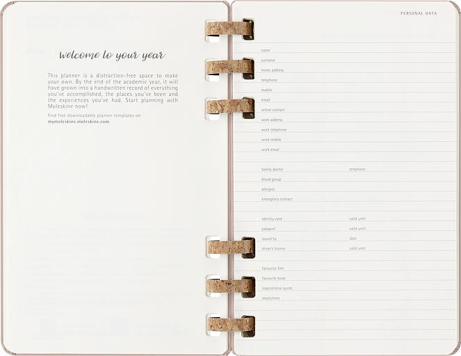 Еженедельник Moleskine SPIRAL Large 130х210мм обложка картон 200стр. спираль сиреневый фото 4