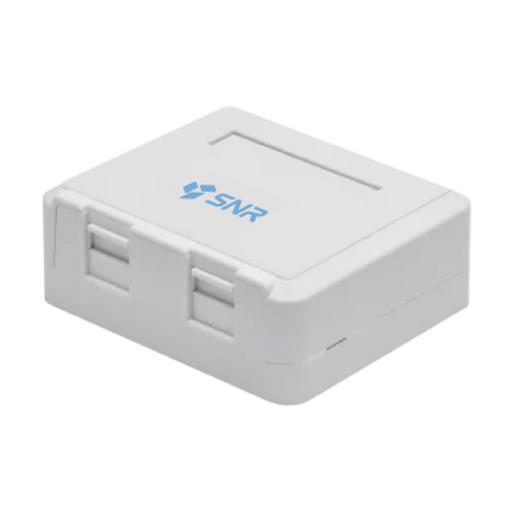 Корпус настенной розетки SNR под модули KeyStone, 2 порта фото 1