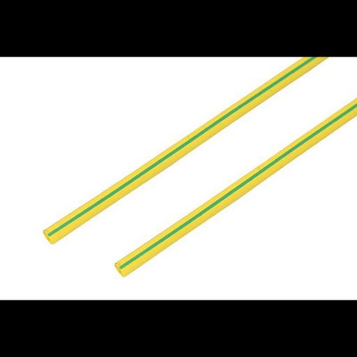 Трубка термоусадочная 6.0/3.0 1м желт./зел. Rexant 20-6007 фото 1