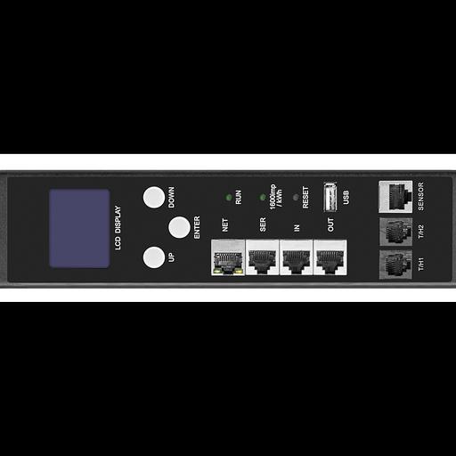 Блок розеток с функциями измерения каждой розетки серия PRO, 21xC13, 3xC19, вход IEC60309 3x16A (3P+N+PE) фото 4