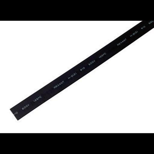 Трубка термоусадочная 10.0/5.0 1м черн. Rexant 21-0008 фото 1