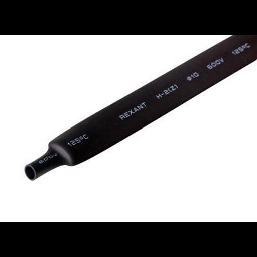 Трубка термоусадочная 10.0/5.0 1м черн. Rexant 21-0008 фото 2