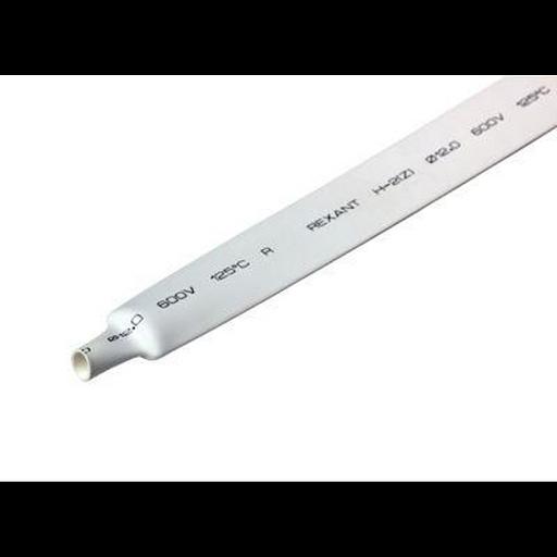 Трубка термоусадочная 12.0/6.0 1м бел. REXANT 21-2001 фото 2