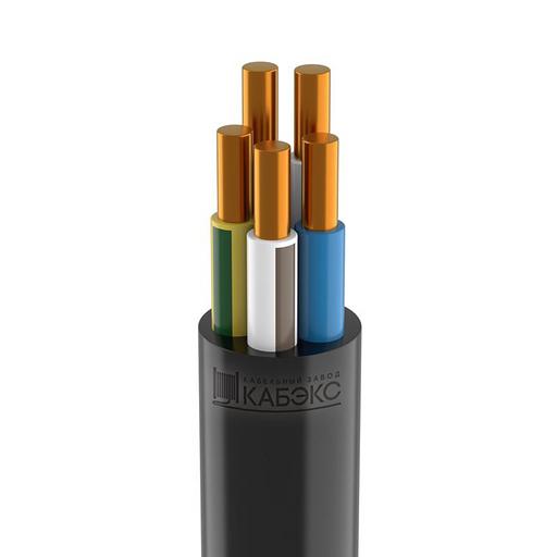 Кабель ВВГнг(А)-LS 5х4 ок (N PE) 0.66кВ (м) Кабэкс ТХМ00070634 фото 1