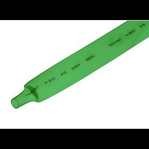 Трубка термоусадочная 15.0/7.5 1м зел. REXANT 21-5003 фото 2