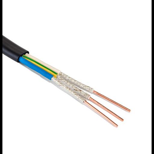 Кабель ВВГ-Пнг(А)-FRLS 3х2.5 ОК (N PE) 0.66 кВ (уп.100м) ПромЭл 872002764 фото 1