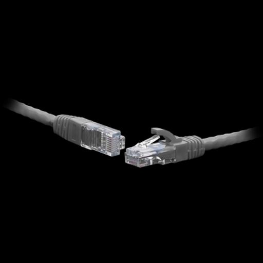 Коммутационный шнур U/UTP 4-х парный cat.5e 2.0м LSZH standart серый фото 1