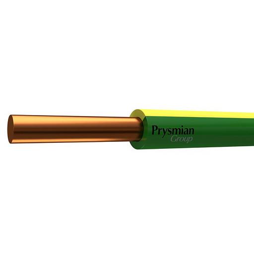 Провод ПуВнг(А)-LS 1х10 Ж/З 450/750В (бухта) (м) РЭК-PRYSMIAN 0601080301 фото 1