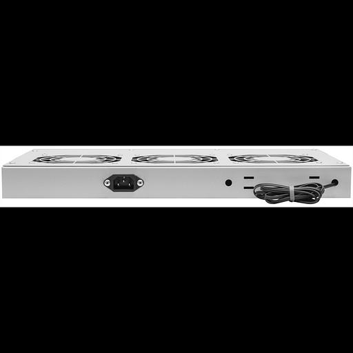 Модуль вентиляторный 19", 3 вентилятора, регулируемая глубина 230-415мм, с цифровым терморегулятором фото 3