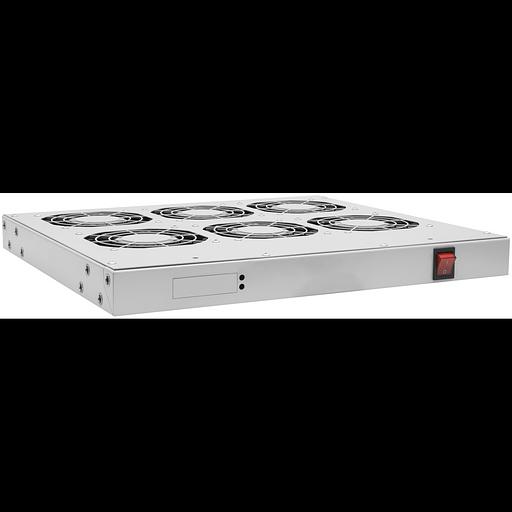 Модуль вентиляторный 19", 6 вентиляторов, регулируемая глубина 460-830мм, без терморегулятора фото 1