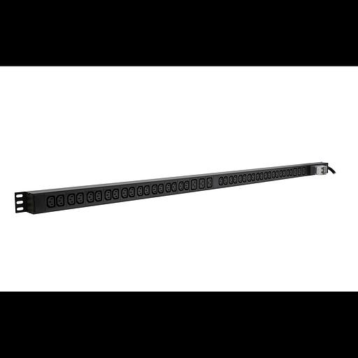 Блок электрических розеток на 36хIEC320 C13 и 6хIEC320 C19, шнур питания 3 м 3x6мм2 с вилкой IEC 60309 32A 2P＋E (IP44) 1507.0х50.0х44.4мм фото 1