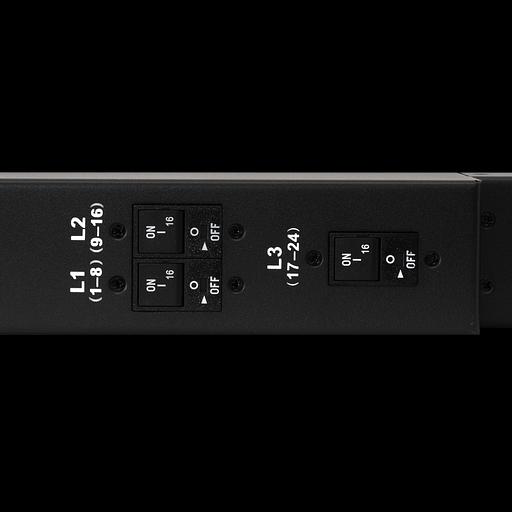 Блок розеток с функциями измерения и управления каждой розеткой серия STD, 18xC13, 6xC19, вход IEC60309 3x16A (3P+N+PE) фото 4