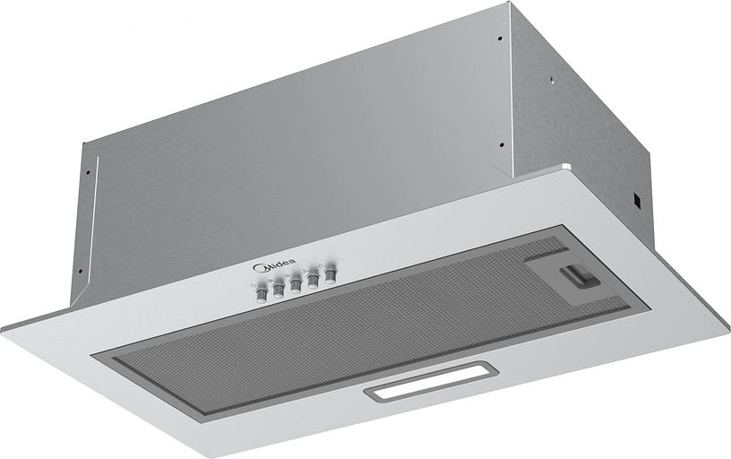 Вытяжка встраиваемая Midea MH60I301X нержавеющая сталь управление: механическое (1 мотор) фото 1