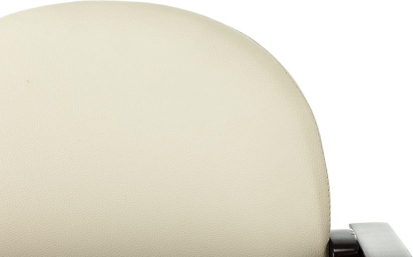 Стул Бюрократ ДЖУНО светло-бежевый эко.кожа на ножках дерево фото 7