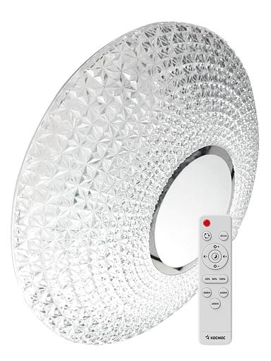 Светильник светодиодный ДБО-75 Вт настенно-потолочный управляемый CRYSTAL 230В 3000-6500K 6000Лм 505x125мм фото 1