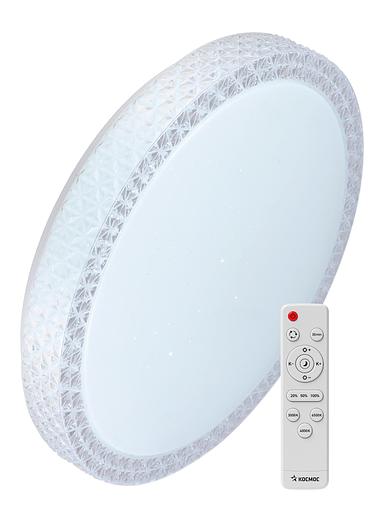 Светильник светодиодный ДБО-55 настенно-потолочный управляемый SAPHIR 230В 3000-6500K 4400Лм 395x95мм фото 1