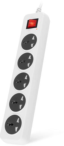 Сетевой фильтр Buro 500UNH-5-WG 5м (5 розеток) белый/серый (коробка) фото 8