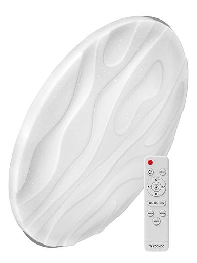 Светильник светодиодный ДБО-75 Вт настенно-потолочный управляемый WAVE 230В 3000-6500K 6000Лм 490x85мм фото 1