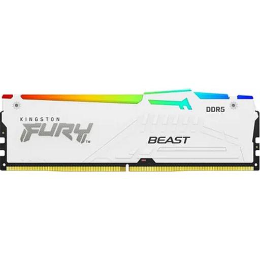 Оперативная память Kingston Fury Beast KF560C30BWEA-32 DDR5 - 1x 32ГБ 6000МГц, DIMM, White, Ret фото 1