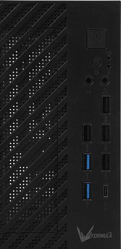 Корпус Formula SFF T12 черный без БП mATX 1x80mm 4xUSB2.0 2xUSB3.0 1xUSB3.1 audio фото 9