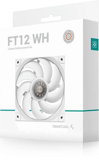 Вентилятор Deepcool FT12 120x120x25mm белый 4-pin 32dB 188gr Ret (R-FT12-WHWPN1-G) фото 6
