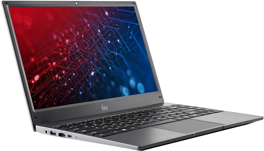 Ноутбук IRU Tactio 14ALH Core i5 1235U 8Gb SSD256Gb Intel Iris Xe graphics 14" IPS FHD (1920x1080) Free DOS grey 4000mAh (2058896) фото 2