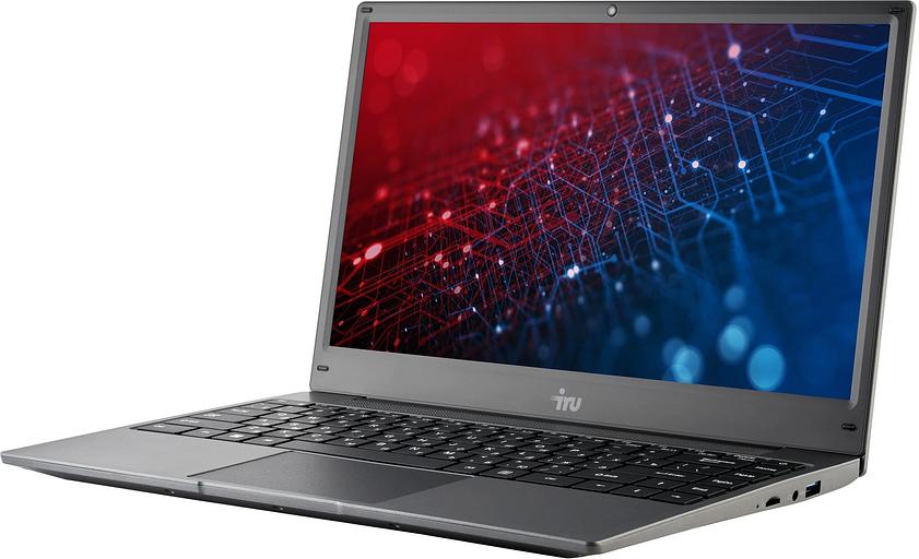 Ноутбук IRU Tactio 14ALH Core i3 1215U 8Gb SSD256Gb Intel Iris Xe graphics 14" IPS FHD (1920x1080) Free DOS grey 4000mAh (2058897) фото 3