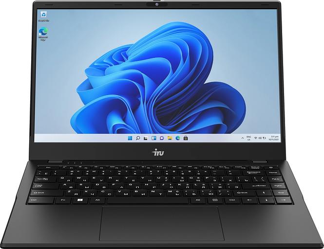 Ноутбук IRU Planio 14ING N100 8Gb SSD256Gb Intel Iris Xe graphics 14" IPS FHD (1920x1080) Windows 11 Professional black 6000mAh (2059098) фото 1