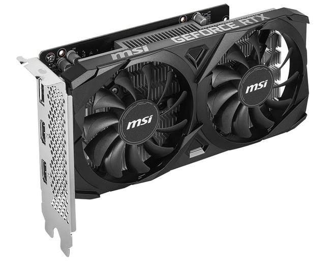 Видеокарта MSI NVIDIA GeForce RTX 3050 6 Гб GDDR6 96 бит PCIE 4.0 16x 2xВыход HDMI 1xВыход DisplayPort 3050VENTUS2XE6GOC фото 3